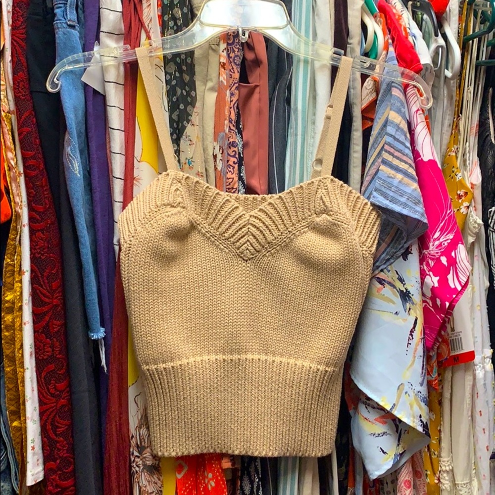 Victoria’s Secret Tan Sweater Tank